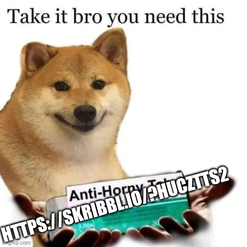 Take it bro you need this | HTTPS://SKRIBBL.IO/?HUCZTTS2 | image tagged in take it bro you need this | made w/ Imgflip meme maker