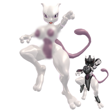 KM Style Female Mewtwo Blank Meme Template