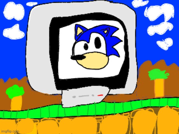 Life monitor | image tagged in sonic | made w/ Imgflip meme maker