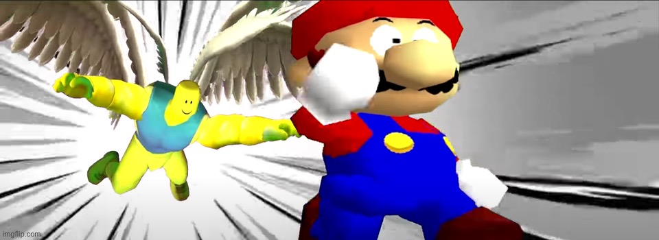 Caption this | image tagged in mario runs away from roblox admin | made w/ Imgflip meme maker