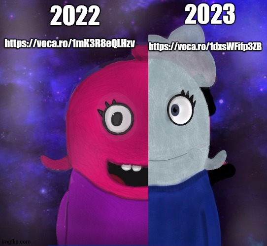 My voice differences from 2022/2023 | https://voca.ro/1dxsWFifp3ZB; https://voca.ro/1mK3R8eQLHzv | made w/ Imgflip meme maker