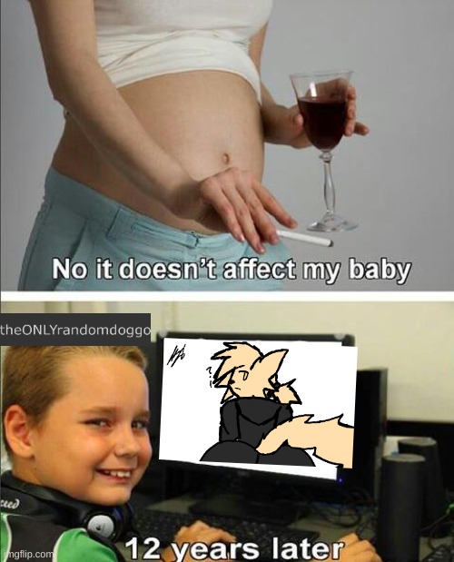had to vastly crop the image | image tagged in no it doesn't affect my baby | made w/ Imgflip meme maker