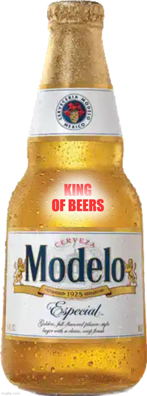 Modelo beer | KING OF BEERS | image tagged in modelo beer | made w/ Imgflip meme maker