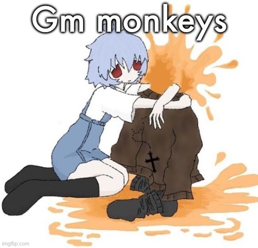 rei | Gm monkeys | image tagged in rei | made w/ Imgflip meme maker