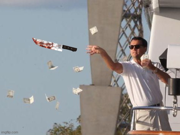 Leonardo DiCaprio throwing Money  | image tagged in leonardo dicaprio throwing money | made w/ Imgflip meme maker