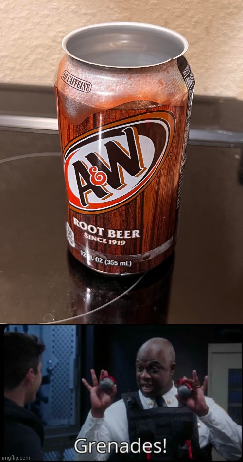 Soda can without the tab | image tagged in grenades,soda can,root beer,tab,you had one job,memes | made w/ Imgflip meme maker