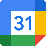 High Quality Google Calendar App Icon (2020-present) Blank Meme Template