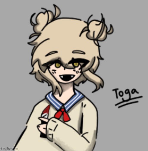 I don’t know what I’m doing anymore | image tagged in toga,mha,drawing,random | made w/ Imgflip meme maker