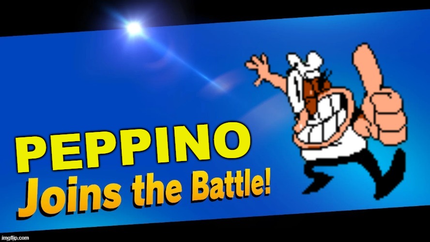 Blank Joins the battle | PEPPINO | image tagged in blank joins the battle | made w/ Imgflip meme maker