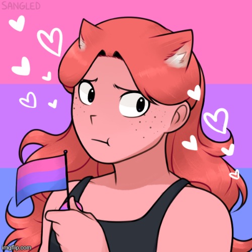 Jessica thingy, I don't think I've posted her here yet tho | image tagged in lgbt,pride,bisexual,ocs | made w/ Imgflip meme maker