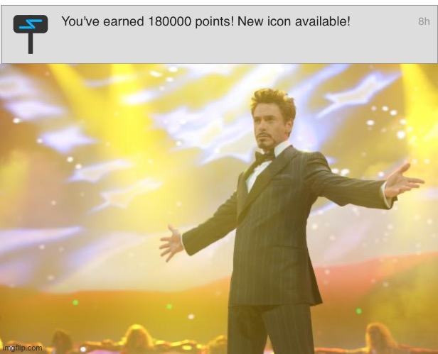 Yay :) | image tagged in tony stark success | made w/ Imgflip meme maker