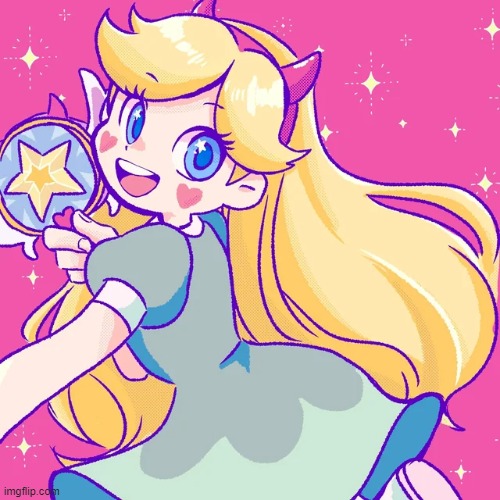 Shiny Star | image tagged in star butterfly,star vs the forces of evil | made w/ Imgflip meme maker