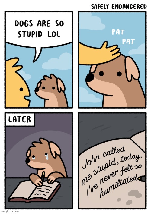 Poor dog | image tagged in dogs,dog,comics,diary,comics/cartoons,pet | made w/ Imgflip meme maker