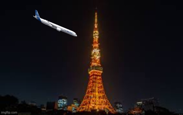 Bye bye Japan! | image tagged in 9/11,very funny | made w/ Imgflip meme maker