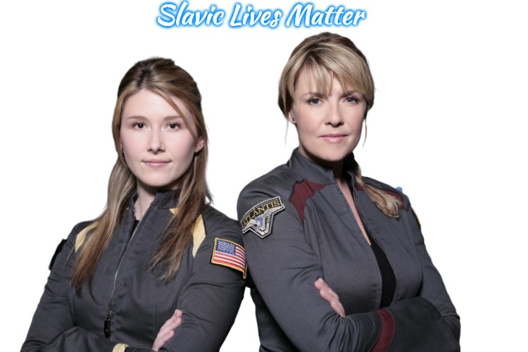 Slavic Stargate Girls | Slavic Lives Matter | image tagged in slavic stargate girls,slavic,slavic star trek,stargate | made w/ Imgflip meme maker
