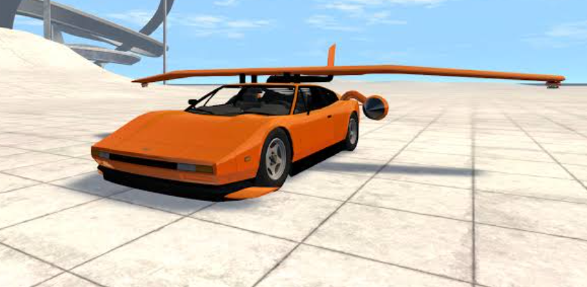 High Quality Flying bolide from BeamNG (not hyper bolides) Blank Meme Template