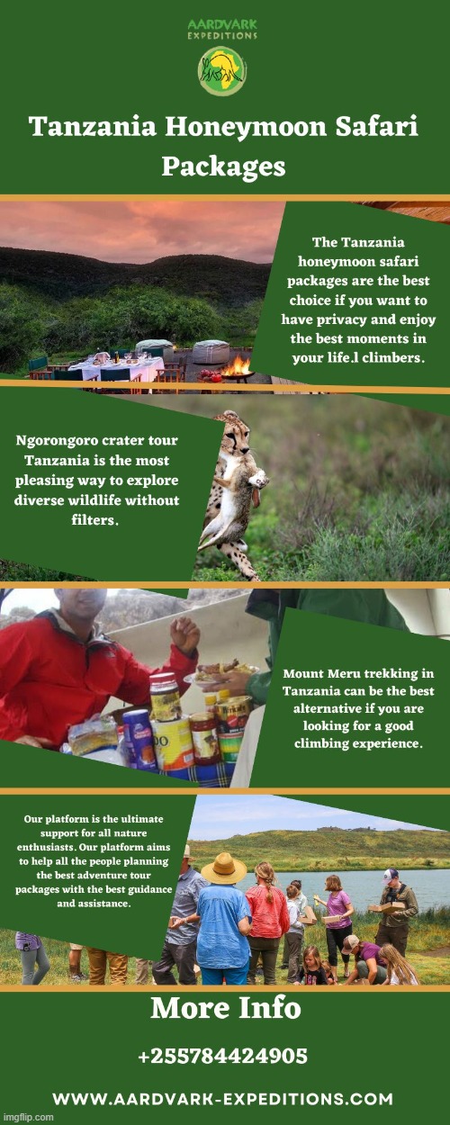 Tanzania Honeymoon Safari Packages | image tagged in safari package,tanzania safari package,honeymoon safari package,best safari package | made w/ Imgflip meme maker