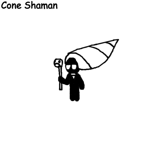 Cone Shaman Blank Meme Template
