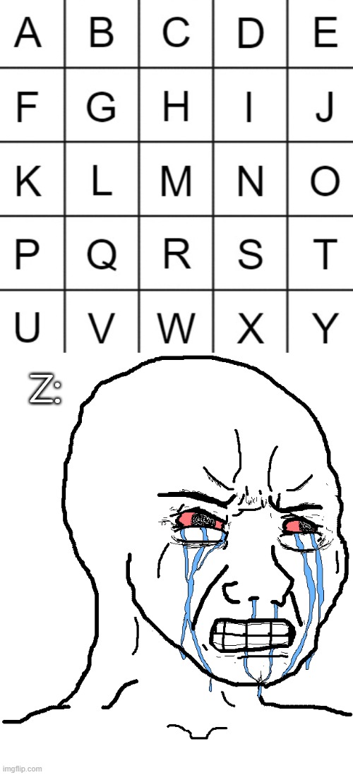 sad but true | Z: | image tagged in cry wojak | made w/ Imgflip meme maker