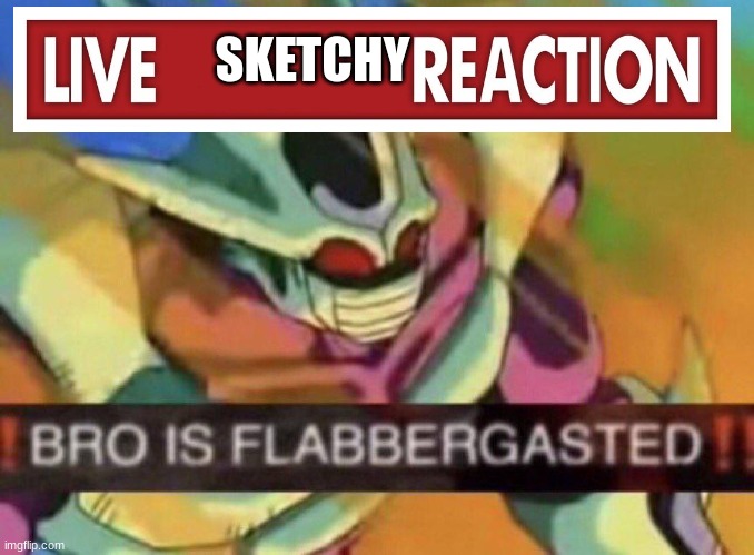 BRO IS FLABBERGASTED | SKETCHY | image tagged in bro is flabbergasted | made w/ Imgflip meme maker