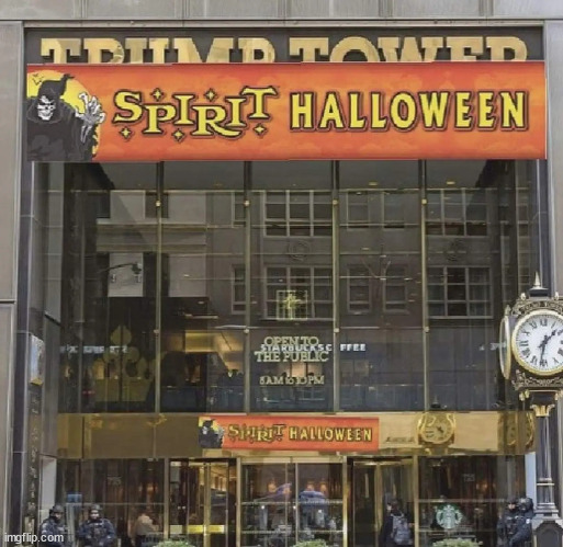 Trump Tower closed | image tagged in trump,out of business,happy halloween,free maga hat to each customer,maga,booted out | made w/ Imgflip meme maker