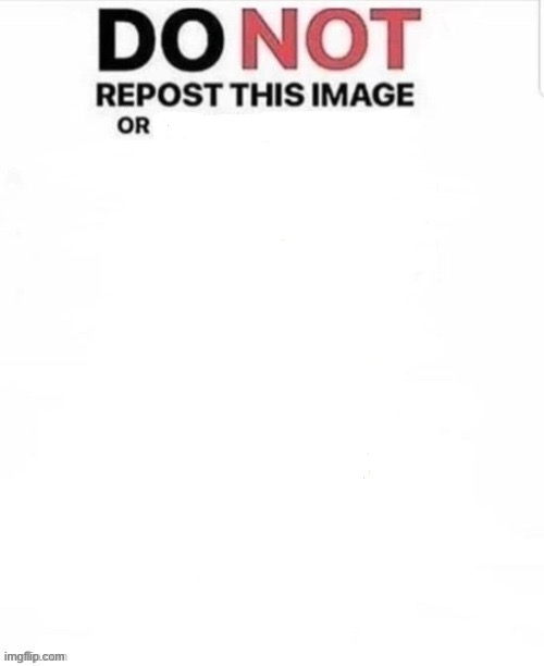 Nothing | image tagged in do not repost this image or blank | made w/ Imgflip meme maker