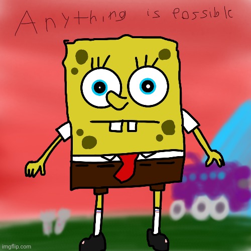 Ai Sponge Art I did... | image tagged in random,ai_sponge,memes | made w/ Imgflip meme maker