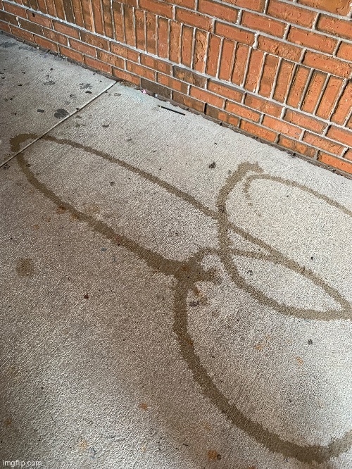 Someone drew a giant dick on the floor LMFAO | made w/ Imgflip meme maker