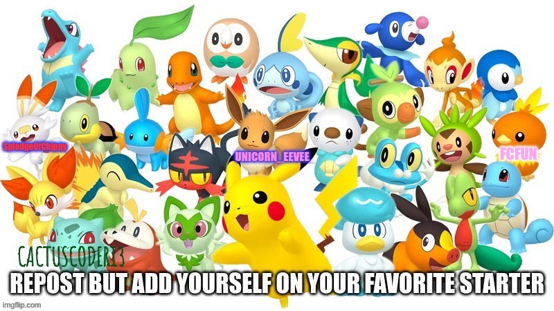 I know this will get old real fast but why not? | FCFUN | image tagged in pokemon,repost | made w/ Imgflip meme maker