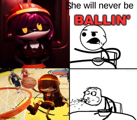 DOLL IS BALLIN | S | image tagged in he will never be ballin | made w/ Imgflip meme maker