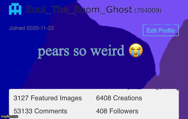 Soul | pears so weird 😭 | image tagged in soul | made w/ Imgflip meme maker