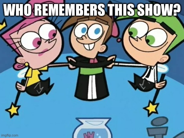 WHO REMEMBERS THIS SHOW? | image tagged in blank white template,fairly odd parents,msmg | made w/ Imgflip meme maker