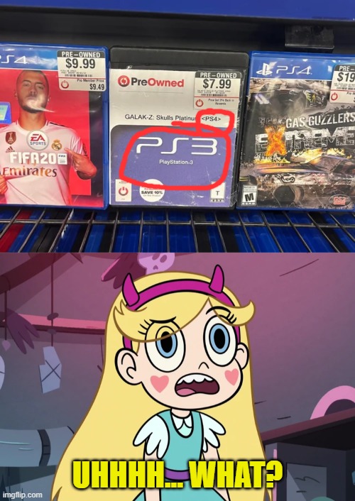 Sooooo…. Which label is the right one? Brackets or logo? | UHHHH... WHAT? | image tagged in star butterfly confused,you had one job,star vs the forces of evil,memes | made w/ Imgflip meme maker