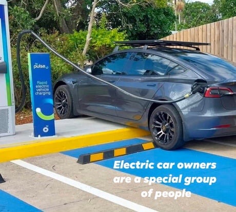 High Quality Electric car owner Blank Meme Template