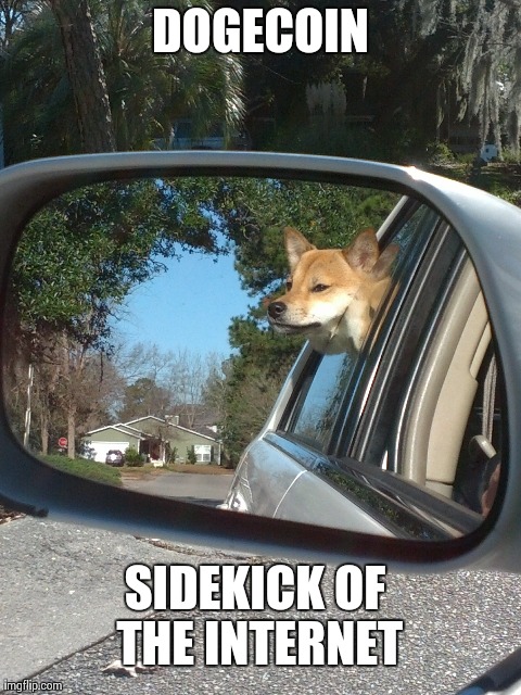 DOGECOIN SIDEKICK OF THE INTERNET | made w/ Imgflip meme maker