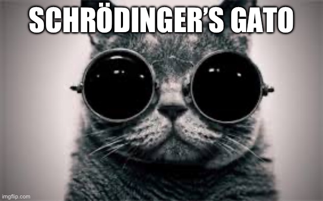 Schrodinger's Cat | SCHRÖDINGER’S GATO | image tagged in schrodinger's cat | made w/ Imgflip meme maker