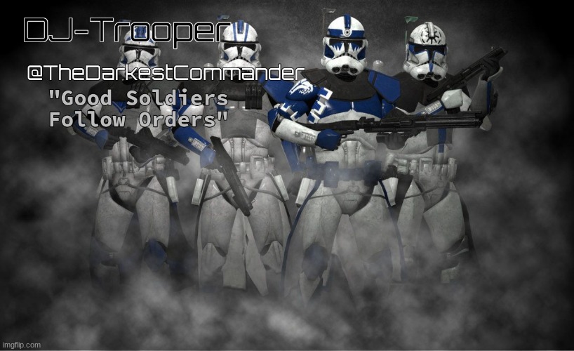 TheDarkestCommander Announcement | image tagged in thedarkestcommander announcement | made w/ Imgflip meme maker