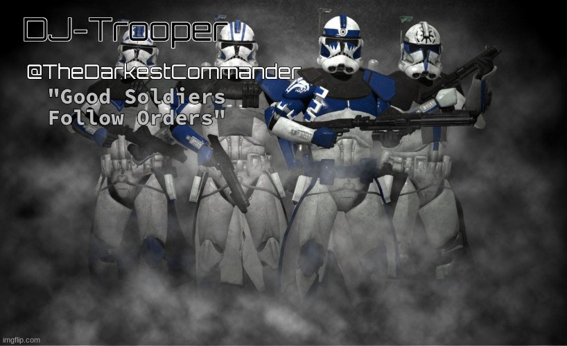 TheDarkestCommander Announcement | image tagged in thedarkestcommander announcement | made w/ Imgflip meme maker