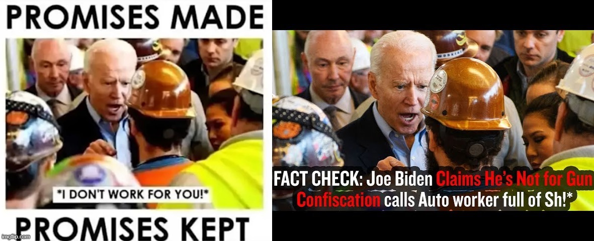 I don't work for you,, | image tagged in biden,union | made w/ Imgflip meme maker