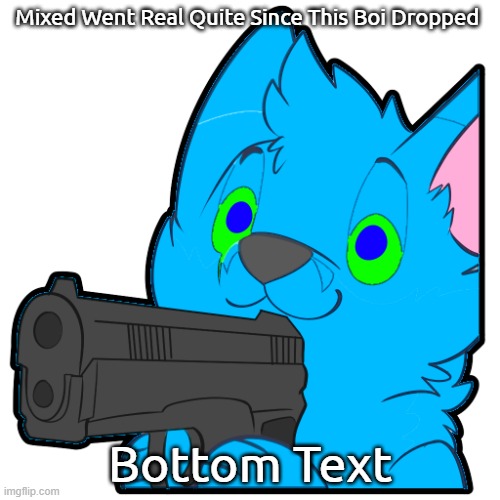 Mixed Silent FR. | Mixed Went Real Quite Since This Boi Dropped; Bottom Text | image tagged in retro vibe check,furry,boi,mixedtrash,chikn nuggit trollin' | made w/ Imgflip meme maker