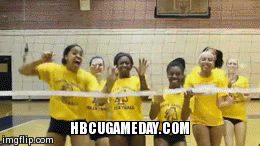 A&T Volleyball | HBCUGAMEDAY.COM | image tagged in gifs,volleyball,sports | made w/ Imgflip video-to-gif maker