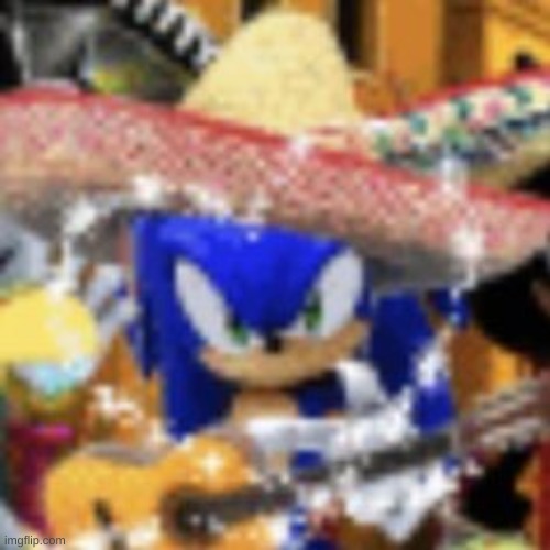 FRONTIE UPDATE!! | image tagged in sonic mexican party | made w/ Imgflip meme maker