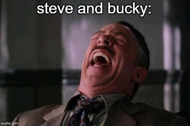 Spider Man boss | steve and bucky: | image tagged in spider man boss | made w/ Imgflip meme maker