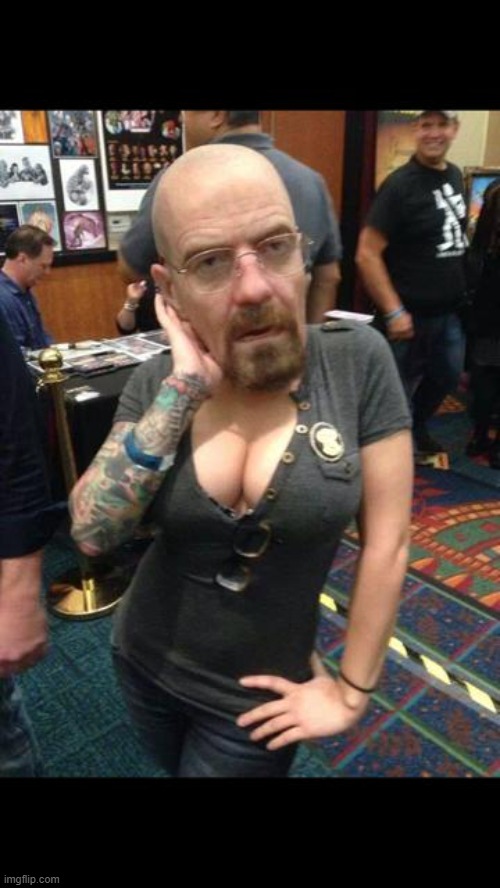 walter whites boobs | image tagged in walter whites boobs | made w/ Imgflip meme maker