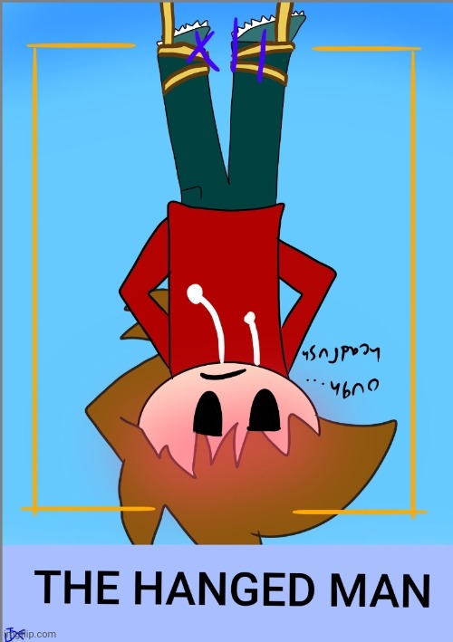imgflip tarot or some shit: the hanged man | made w/ Imgflip meme maker