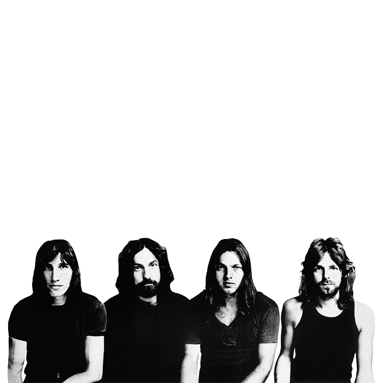 High Quality Pink Floyd integrantes del grupo blanco y negro Blank Meme Template