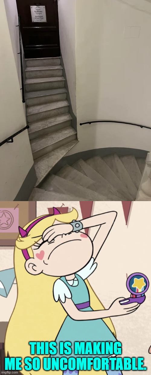 THIS IS MAKING ME SO UNCOMFORTABLE. | image tagged in star butterfly facepalm,you had one job,memes,star vs the forces of evil | made w/ Imgflip meme maker