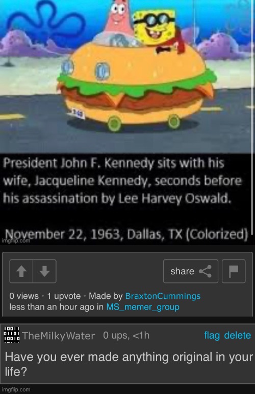 Homie deleting posts because he doesn’t want it | made w/ Imgflip meme maker