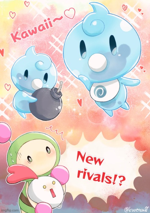 Ballom's new rival (Art by Kuretsw) | made w/ Imgflip meme maker