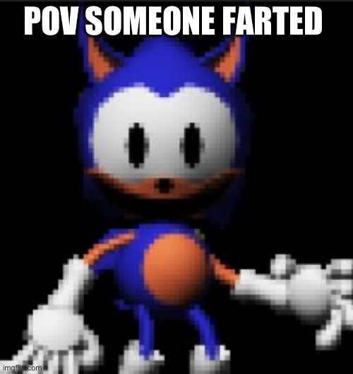 rewrite stare | POV SOMEONE FARTED | image tagged in rewrite stare | made w/ Imgflip meme maker